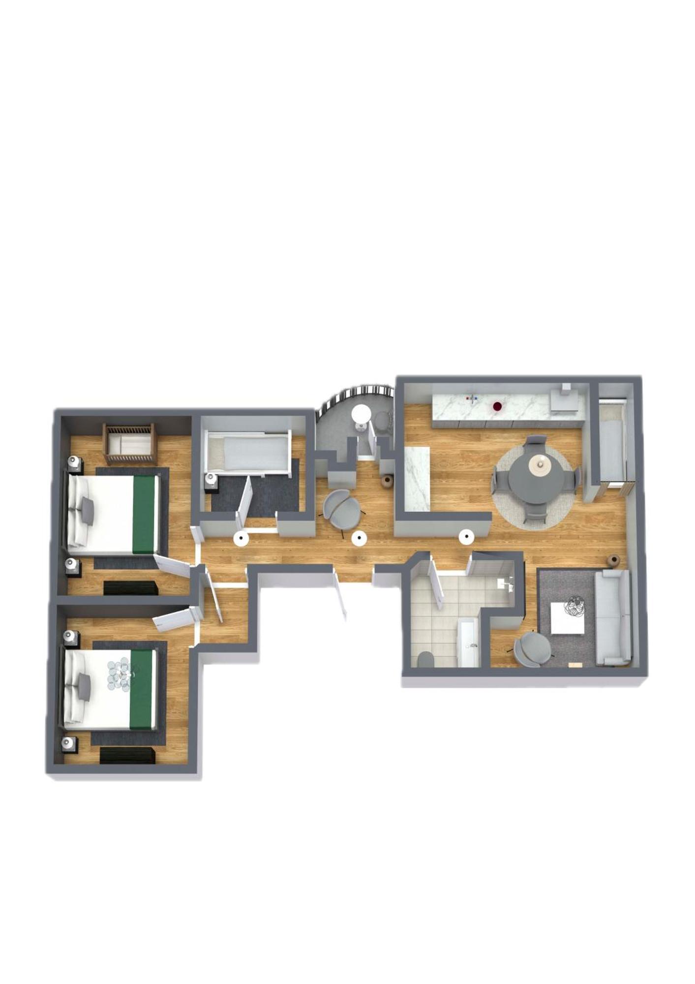 Appartement Centrally Located 3 Bedroom *